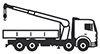 Vector cars, trucks and public transport icons